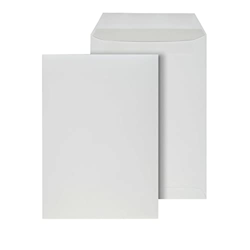 MASHPAPER Versandtaschen DIN C4 selbstklebend weiß ohne Fenster 229x324 mm 102254 (250) von MASHPAPER
