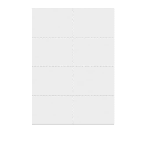 mashpaper Kopierpapier perforiert A4 / 8 Abschnitte 105 x 74 mm weiß 500 Blatt je Packung mashpaper Kopierpapier perforiert A4 / 8 Abschnitte 105 x 74 mm weiß 500 Blatt je Packung von MASHPAPER