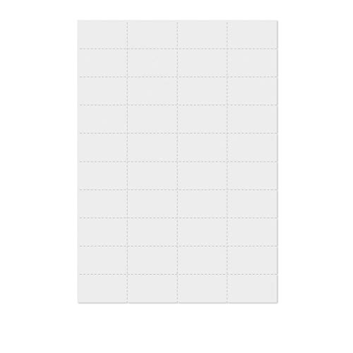 mashpaper Kopierpapier perforiert DIN A4 Karton weiß 40 Abschnitte 500 Blatt je Packung von MASHPAPER