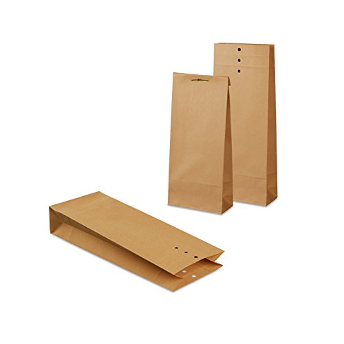 mashpaper Musterbeutel Klotzbodenbeutel 50 Stück braun 110x275x50mm - diverse Formate wählbar mashpaper Musterbeutel Klotzbodenbeutel 50 Stück braun 110x275x50mm - diverse Formate wählbar von MASHPAPER