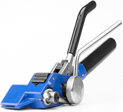 MASKIS Edelstahl-Stahlbänderwerkzeug, Schnallspanner mit Ratschenspanner und Cutter für Schwere 3/16~3/4-Zoll-Metallgurt, für Bündelkabel, Rohre, Schilder, Elektrische Stangen MASKIS Edelstahl-Stahlbänderwerkzeug, Schnallspanner mit Ratschenspanner und Cutter für Schwere 3/16~3/4-Zoll-Metallgurt, für Bündelkabel, Rohre, Schilder, Elektrische Stangen von MASKIS
