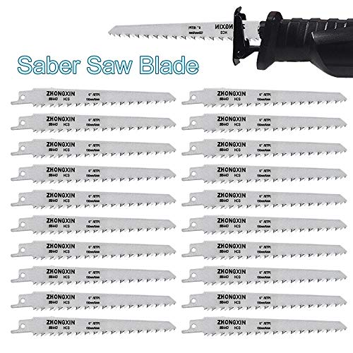 Maso Säbelsägeblätter, R644D, 150 mm lang, Hartstahl, HCS, 20 Stück Maso Säbelsägeblätter, R644D, 150 mm lang, Hartstahl, HCS, 20 Stück von MASO