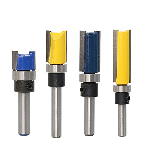 Schablonen-Frässtift, 5 Stück, bündige Verkleidung, Schablonen-Frässtift-Set, Holz, Oberlager, Fräswerkzeug – 1/4 Zoll Schaft, 1/2 Zoll Schaft gemischt – Hartmetallspitze Drehwerkzeug Schablonen-Frässtift, 5 Stück, bündige Verkleidung, Schablonen-Frässtift-Set, Holz, Oberlager, Fräswerkzeug – 1/4 Zoll Schaft, 1/2 Zoll Schaft gemischt – Hartmetallspitze Drehwerkzeug von MASO