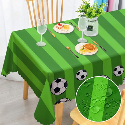 Tischdecke Abwaschbar Rechteckig 110x140cm Tischdecke Outdoor Wetterfest Fußball Tischtuch Wasserdicht Schmutzabweisend Gartentischdecke für Esszimmer, Küche, Parteien, Hochzeiten oder Haushalt Tischdecke Abwaschbar Rechteckig 110x140cm Tischdecke Outdoor Wetterfest Fußball Tischtuch Wasserdicht Schmutzabweisend Gartentischdecke für Esszimmer, Küche, Parteien, Hochzeiten oder Haushalt von MAST DOO