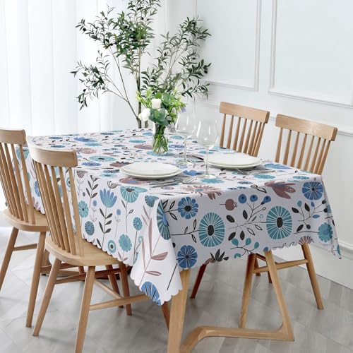 Tischdecke Abwaschbar Rechteckig 140x180cm Tischdecke Outdoor Wetterfest Florals Tischtuch Wasserdicht Schmutzabweisend Gartentischdecke für Esszimmer, Küche, Parteien, Hochzeiten oder Haushalt Tischdecke Abwaschbar Rechteckig 140x180cm Tischdecke Outdoor Wetterfest Florals Tischtuch Wasserdicht Schmutzabweisend Gartentischdecke für Esszimmer, Küche, Parteien, Hochzeiten oder Haushalt von MAST DOO