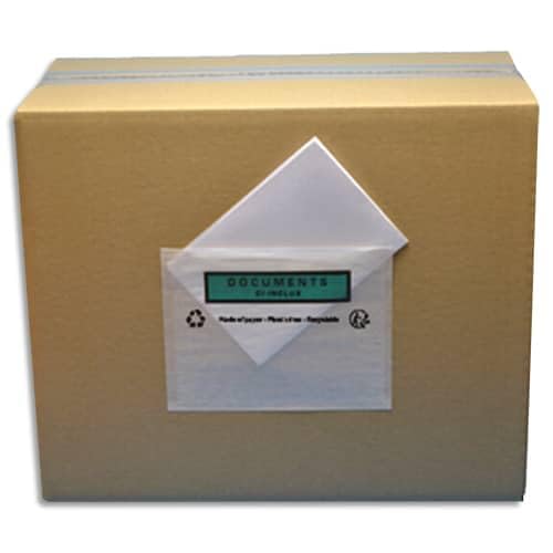 Dokumententasche aus Papier – bedruckt mit Dokument – 228 x 165 mm – Paket mit 1000 Stück von MASTER IN