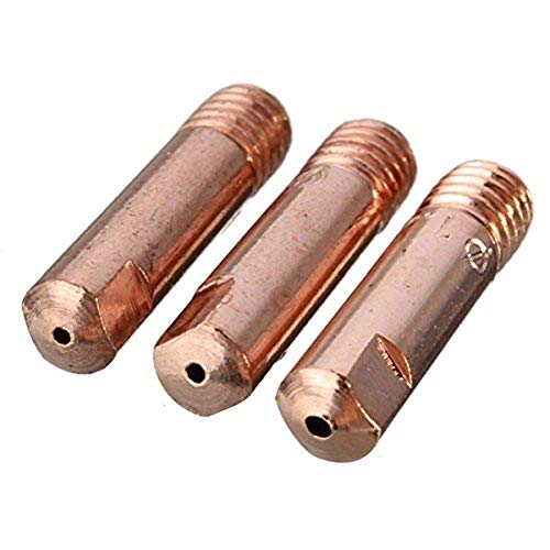 MASUNN 10 Stück Mb-15Ak M6 Mig/Mag Schweißbrenner Kontakt Tip Gas Düse 0,8/1,0/1,2Mm -1,0Mm von MASUNN