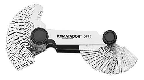 MATADOR Gewindeschablonen, 52 x 0,25-6,00 + 4, 0764 0003 von MATADOR Schraubwerkzeuge