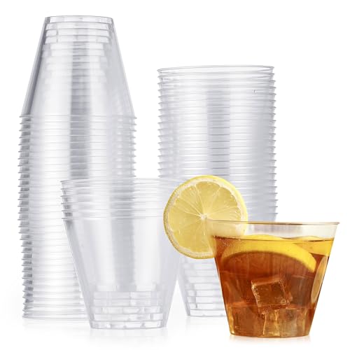 MATANA 120 Hartplastik Partybecher, Plastikbecher, 255ml/9oz - Mehrweg Kunststoffbecher, Cocktailgläser, Cocktail Becher für Geburtstage, Hochzeiten & Partys - Elegant & Stabil MATANA 120 Hartplastik Partybecher, Plastikbecher, 255ml/9oz - Mehrweg Kunststoffbecher, Cocktailgläser, Cocktail Becher für Geburtstage, Hochzeiten & Partys - Elegant & Stabil von MATANA