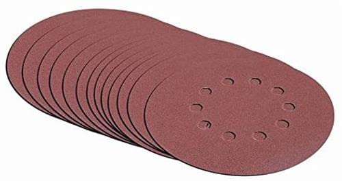 Matrix Schleifpapier Schleifscheiben Set 50Stück für Trockenbauschleifer DWS 600 710 710new und DWS 1200 1280 1280-2 (verschiedene Körnungen, mit Klett, 215mm Durchmesser, 130210020-5x) von MATRIX