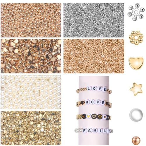 800 Stück Buchstabenperlen zum Armbänder – 7mm Buchstaben Perlen Set A-Z, Ideal zum Auffädeln für DIY Schmuck, Perfekte Alphabet Perlen für Armbänder, Halsketten & Kreative Handwerksprojekte 800 Stück Buchstabenperlen zum Armbänder – 7mm Buchstaben Perlen Set A-Z, Ideal zum Auffädeln für DIY Schmuck, Perfekte Alphabet Perlen für Armbänder, Halsketten & Kreative Handwerksprojekte von MATSOONY