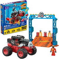 Mattel GAMES Mega Construx HKF87 Hot Wheels Monster Trucks Bone Shaker Crash Bausatz von MATTEL GAMES