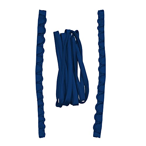 3 Stück/Set Hochzeitskleid Reißverschluss Ersatz Verstellbares Korsett Rückseite Set Schnürung Satinband DIY Handwerk Hochzeit Kleid Abendkleid (Marineblau) von MATYASIGO