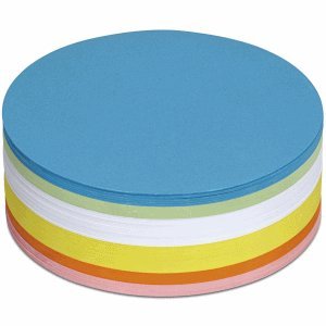 MAUL Moderationskarten Kreis 135mm sortiert VE=250 stück von MAUL