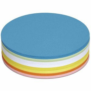 MAUL Moderationskarten Kreis 185mm sortiert VE=250 stück von MAUL