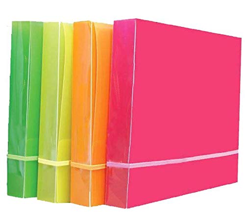 Mappe mit Gummizug, A4, transparent, aus Polypropylen, verschiedene Farben Mappe mit Gummizug, A4, transparent, aus Polypropylen, verschiedene Farben von MAURY'S