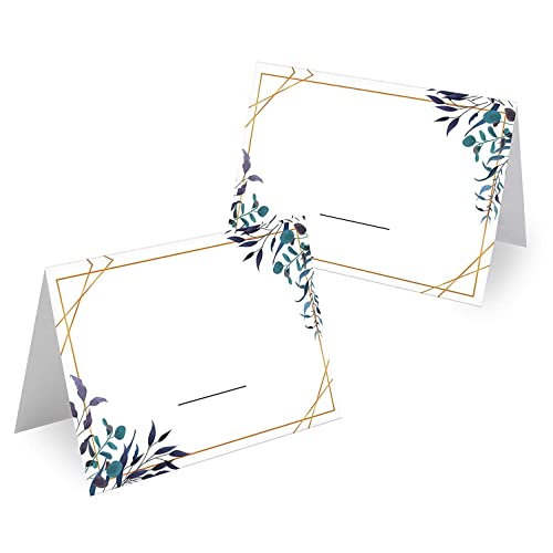 Tischkarten Blanko Hochzeit Geburtstag DIN A7 - Design Platzkarten zum Beschriften in vielen verschiedenen Designs (100x Stück, Blätter) von MAVANTO