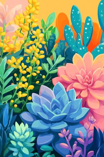 MAVINNE 5D Diamond Painting Pflanze Kits für Erwachsene, DIY Diamant Kunst Kits mit Vollbohrer Strass Kristall Kreuzstich Stickerei Kit Home Wall Decor Geschenk - 30x40cm B440 von MAVINNE