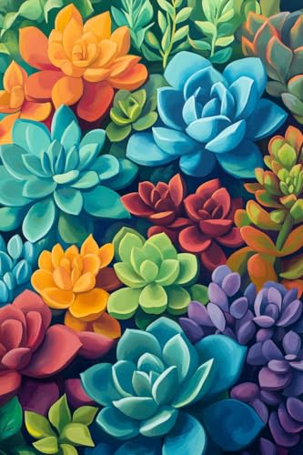 MAVINNE 5D Diamond Painting Pflanze Kits für Erwachsene, DIY Diamant Kunst Kits mit Vollbohrer Strass Kristall Kreuzstich Stickerei Kit Home Wall Decor Geschenk - 30x40cm B442 von MAVINNE