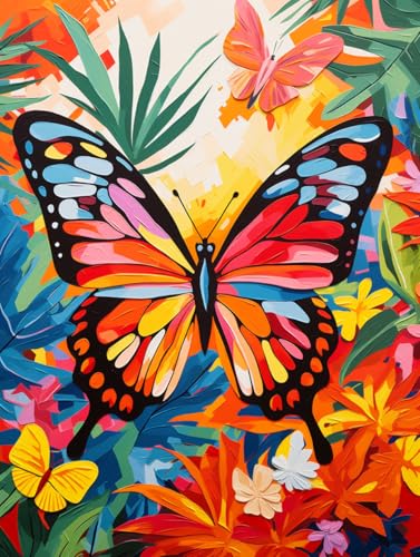 MAVINNE 5D Diamond Painting Tier-Kits für Erwachsene, DIY Diamant-Kunst-Kits mit Vollbohrung Strass Kristall, Kreuzstich Stickerei Kit, Home Wall Decor, Geschenk - 30 x 40 cm B102 von MAVINNE
