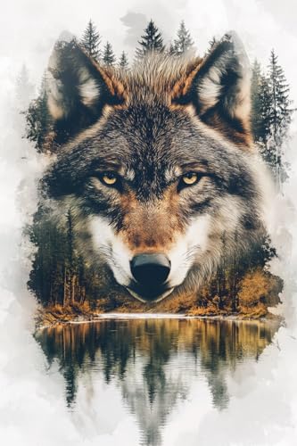 MAVINNE 5D Diamond Painting Tier-Kits für Erwachsene, DIY Diamant-Kunst-Kits mit Vollbohrung Strass Kristall, Kreuzstich Stickerei Kit, Home Wall Decor, Geschenk - 30 x 40 cm B112 von MAVINNE