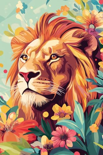 MAVINNE 5D Diamond Painting Tier-Kits für Erwachsene, DIY Diamant-Kunst-Kits mit Vollbohrung Strass Kristall, Kreuzstich Stickerei Kit, Home Wall Decor, Geschenk - 30 x 40 cm B98 von MAVINNE
