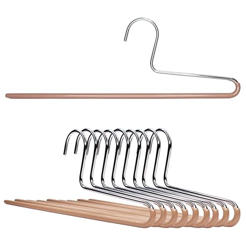 MAWA by Reston Lloyd Pant Series Rutschfester, platzsparender Kleiderbügel mit Einzelstange für Hosen, Stil KH/1, 10er Set, Latte MAWA by Reston Lloyd Pant Series Rutschfester, platzsparender Kleiderbügel mit Einzelstange für Hosen, Stil KH/1, 10er Set, Latte von MAWA