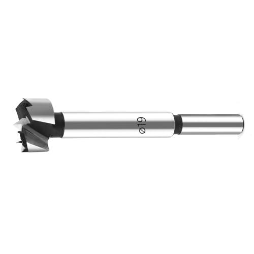 Forstnerbohrer 19mm Holz, MAXAZTEX Zubehör Bohrmaschine, Holz forstner Bits, Bohraufsätze mit Rundschaft (Ø19x90mm) von MAXAZTEX