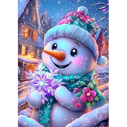 MAXBYE Christmas Diamond Painting Erwachsene Kits, DIY Schneemann Diamond Art Komplett Set, Blume Runde Gem Kunst Kunsthandwerk Diamant Bilder Home Wall Weihnachten Decor Geschenk 30x40cm MAXBYE Christmas Diamond Painting Erwachsene Kits, DIY Schneemann Diamond Art Komplett Set, Blume Runde Gem Kunst Kunsthandwerk Diamant Bilder Home Wall Weihnachten Decor Geschenk 30x40cm von MAXBYE