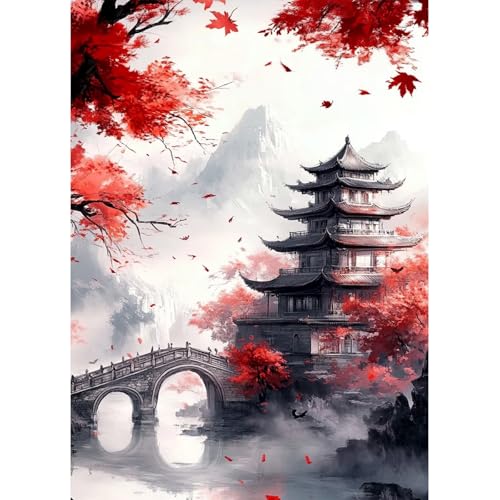 MAXBYE Diamond Painting Erwachsene Landschaft, 5D Klassische Architektur Diamond Art Komplett Set DIY Diamant Bilder Anfänger, Diamond Gem Painting Kristall Kreuzstich Home Wall Decor Gift 30x40cm MAXBYE Diamond Painting Erwachsene Landschaft, 5D Klassische Architektur Diamond Art Komplett Set DIY Diamant Bilder Anfänger, Diamond Gem Painting Kristall Kreuzstich Home Wall Decor Gift 30x40cm von MAXBYE