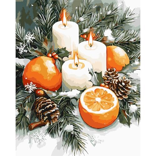 MAXBYE Malen Nach Zahlen Erwachsene, Christmas Paint by Numbers Tannenzapfen DIY Handgemalt Ölgemälde Kit Leinwand Acrylfarben Painting für Home Decor Geschenk, Ohne Rahmen 40x50cm MAXBYE Malen Nach Zahlen Erwachsene, Christmas Paint by Numbers Tannenzapfen DIY Handgemalt Ölgemälde Kit Leinwand Acrylfarben Painting für Home Decor Geschenk, Ohne Rahmen 40x50cm von MAXBYE