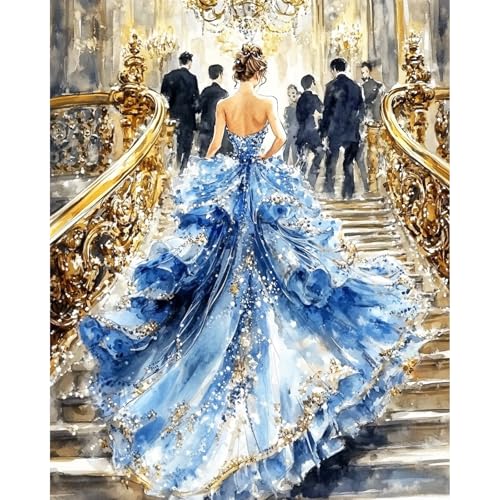 MAXBYE Malen Nach Zahlen Erwachsene, Elegante Frau Paint by Numbers DIY Handgemalt Ölgemälde Kit Leinwand Acrylfarben Painting für Home Decor Geschenk, Ohne Rahmen 40x50cm MAXBYE Malen Nach Zahlen Erwachsene, Elegante Frau Paint by Numbers DIY Handgemalt Ölgemälde Kit Leinwand Acrylfarben Painting für Home Decor Geschenk, Ohne Rahmen 40x50cm von MAXBYE
