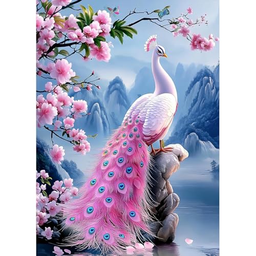 MAXBYE Pfau Diamond Painting Art Kits, 5D Blume Diamond Kunst Komplett Set DIY Gem Kunsthandwerk für Erwachsene Anfänger, Diamant Bilder Kristall Kreuzstich Geschenke Home Wall Decor 30x40cm MAXBYE Pfau Diamond Painting Art Kits, 5D Blume Diamond Kunst Komplett Set DIY Gem Kunsthandwerk für Erwachsene Anfänger, Diamant Bilder Kristall Kreuzstich Geschenke Home Wall Decor 30x40cm von MAXBYE