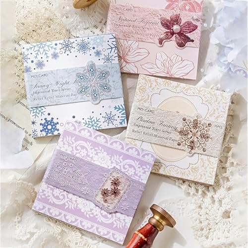 140 Stück Vintage geprägte Blumen Dekoration Hintergrund Papier Spitze Blumen Retro Papier Scrapbook Material Spitze Floral Decoupage dekoratives Bastelpapier Junk Journal Supplies Scrapbooking Dekor 140 Stück Vintage geprägte Blumen Dekoration Hintergrund Papier Spitze Blumen Retro Papier Scrapbook Material Spitze Floral Decoupage dekoratives Bastelpapier Junk Journal Supplies Scrapbooking Dekor von MAXLEAF