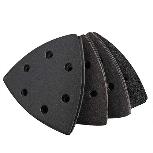 Klett-Schleifdreiecke für Deltaschleifer 93x93x93mm 6 loach Dreieckige Schleifpads 40 Stück Schleipapier Körnung P60, P80,P120,P240 von MAXMAN Klett-Schleifdreiecke für Deltaschleifer 93x93x93mm 6 loach Dreieckige Schleifpads 40 Stück Schleipapier Körnung P60, P80,P120,P240 von MAXMAN von MAXMAN