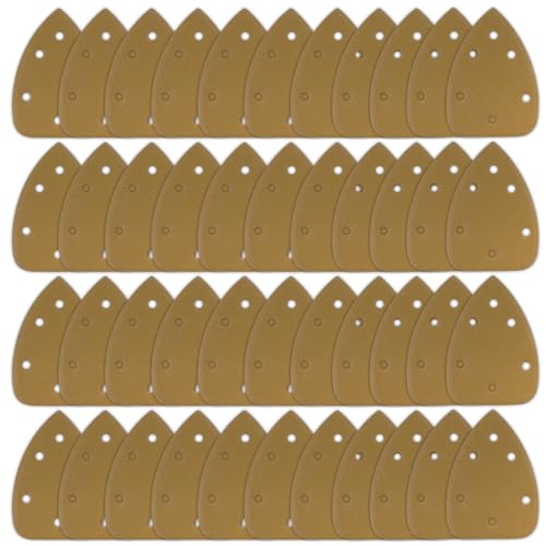 MAXMAN Maus Detailschleifer Schleifpapier Haken und Schlaufe, 40 Stück 180er Körnung Aluminiumoxid 6 Löcher Dreiecksschleifpapier für Detail Mausschleifer Muster Kunststein Möbel, Metall Automobil MAXMAN Maus Detailschleifer Schleifpapier Haken und Schlaufe, 40 Stück 180er Körnung Aluminiumoxid 6 Löcher Dreiecksschleifpapier für Detail Mausschleifer Muster Kunststein Möbel, Metall Automobil von MAXMAN