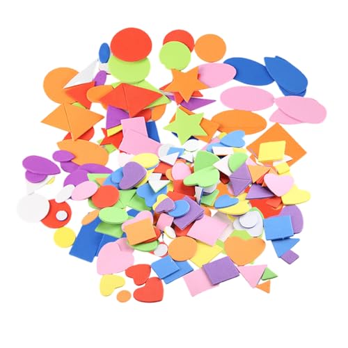 260 Stück Geometrische Schwamm-Patches, handgefertigt von Kindern, DIY handgefertigt von Crafts Materialien, Wanddekoration Patches 260 Stück Geometrische Schwamm-Patches, handgefertigt von Kindern, DIY handgefertigt von Crafts Materialien, Wanddekoration Patches von MAXQUU