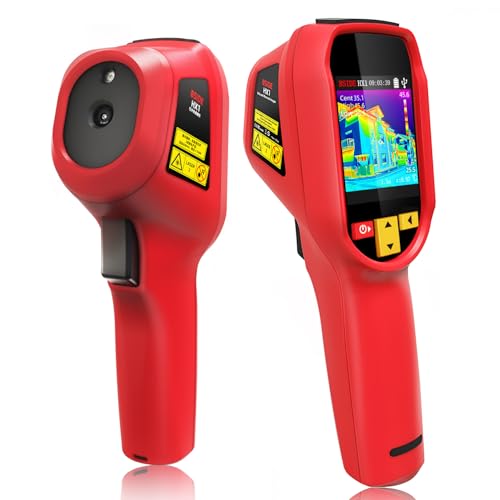 BSIDE Wärmebildkamera 240×240 Auflösung 15 Farbpaletten 25Hz Infrarot-Wärmebildkamera -4°F bis 1022°F Wiederaufladbare tragbare Wärmebild Kamera mit Laserpointer 50°FOV von MAXRIENY