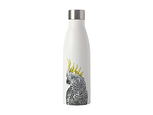 Maxwell & Williams Marini Ferlazzo Isolierte Edelstahl Trinkflasche mit Laughing Kookaburra Design, Doppelwandiger Edelstahl, Weiß, 500 ml, Auslaufsichere Isolierflasche Maxwell & Williams Marini Ferlazzo Isolierte Edelstahl Trinkflasche mit Laughing Kookaburra Design, Doppelwandiger Edelstahl, Weiß, 500 ml, Auslaufsichere Isolierflasche von Maxwell & Williams