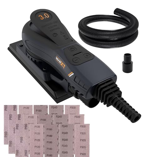 Elektrischer exzenterschleifer, 350W MAXXT 3.0mm Orbitalschleifer schleifmaschine, bürstenloser Motor, exenterschleifmaschine 10000 U/min für Holzbearbeitung Elektrischer exzenterschleifer, 350W MAXXT 3.0mm Orbitalschleifer schleifmaschine, bürstenloser Motor, exenterschleifmaschine 10000 U/min für Holzbearbeitung von MAXXT