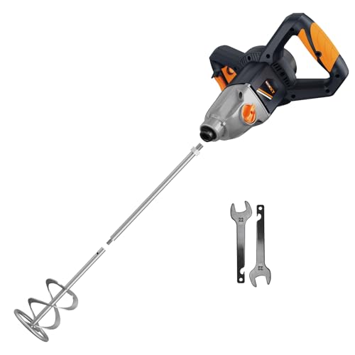MAXXT 1400W Rührwerk mit 2-Gang-Getriebe & Sanftanlauf | M14 Rühreraufnahme | Dauerleistungsmotor | Inkl. 140mm Rührquirl + 2 Schlüssel | Leerlaufdrehzahl 0-480/800 U/min | 220-240V 50Hz MAXXT 1400W Rührwerk mit 2-Gang-Getriebe & Sanftanlauf | M14 Rühreraufnahme | Dauerleistungsmotor | Inkl. 140mm Rührquirl + 2 Schlüssel | Leerlaufdrehzahl 0-480/800 U/min | 220-240V 50Hz von MAXXT