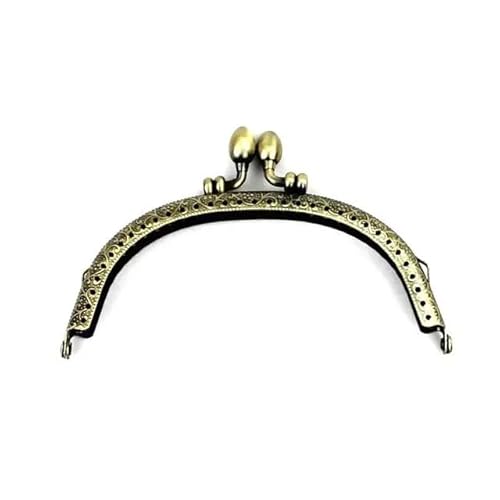 MAYANGYANG Taschenrahmen 1 Stück 12,5 cm Antik Bronze oder Silber Bogen Metall Geldbörse Rahmen Kussverschluss for DIY Herstellung von Handtaschenzubehör TaschenbüGel(Antique Bronze) von MAYANGYANG