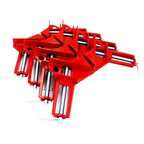 MAYANGYANG Winkelspanner 4 Teile/los 4 Zoll Multifunktions Ecke Klemme 90 Grad Rechtwinklig Schellen for Holzbearbeitung Clip Bild Rahmen Eckspanner MAYANGYANG Winkelspanner 4 Teile/los 4 Zoll Multifunktions Ecke Klemme 90 Grad Rechtwinklig Schellen for Holzbearbeitung Clip Bild Rahmen Eckspanner von MAYANGYANG