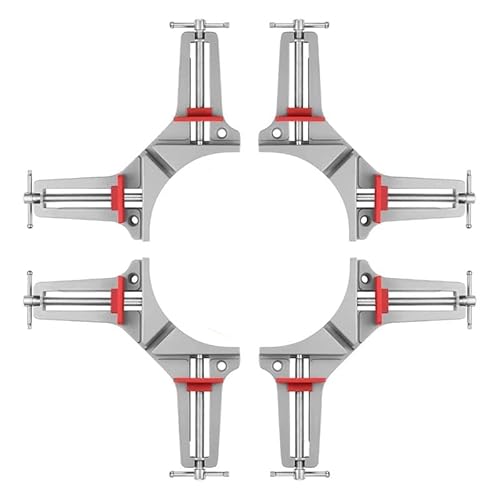 MAYANGYANG Winkelspanner 4-teilige Eckklemme, 90-Grad-Klemmen for Holzbearbeitung, Bilderrahmen, Schubladen, Glashalter, langlebig, Eckspanner MAYANGYANG Winkelspanner 4-teilige Eckklemme, 90-Grad-Klemmen for Holzbearbeitung, Bilderrahmen, Schubladen, Glashalter, langlebig, Eckspanner von MAYANGYANG
