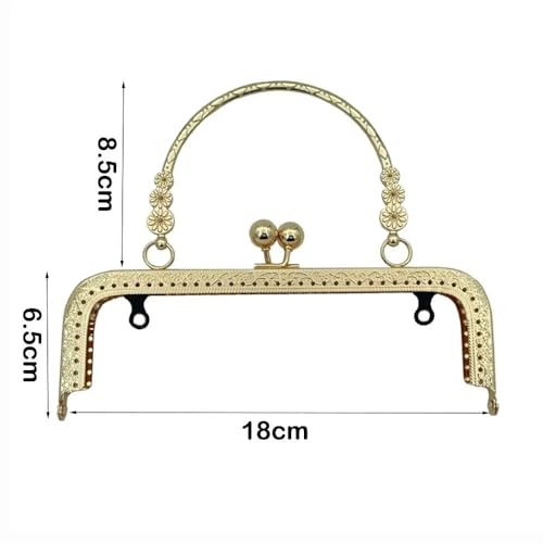 Taschenrahmen 18CM/20CM Retro Geldbörse Verschluss Rahmen Tasche Kuss Schließe Schloss Metall Geldbörse Rahmen Schnalle for DIY Handwerk geldbörse Tasche Machen Tasche Teile TaschenbüGel(Gold-18cm) Taschenrahmen 18CM/20CM Retro Geldbörse Verschluss Rahmen Tasche Kuss Schließe Schloss Metall Geldbörse Rahmen Schnalle for DIY Handwerk geldbörse Tasche Machen Tasche Teile TaschenbüGel(Gold-18cm) von MAYANGYANG
