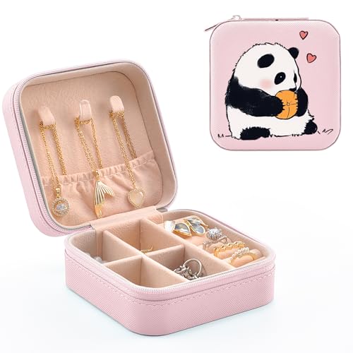MAYCARI Reise Schmuckkästchen Kunstleder, Kleine Schmuckschatulle Mini Schmuck Organizer Tragbar Schmuckbox für Ringe, Halskette, Ohrringe MAYCARI Reise Schmuckkästchen Kunstleder, Kleine Schmuckschatulle Mini Schmuck Organizer Tragbar Schmuckbox für Ringe, Halskette, Ohrringe von MAYCARI