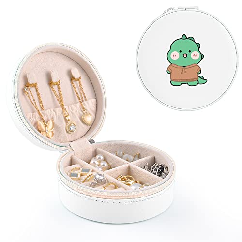 MAYCARI Schmuckkästchen Reise PU-Leder Schmuckschatulle Kleine Schmucketui für Ringe,Ohrringe,Halskette Mini Schmuck Organizers für Mädchen Geschenk von MAYCARI