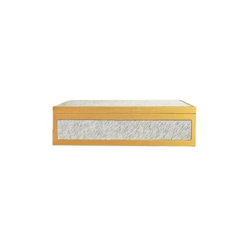 MAYINGLON Makeup Organizer Schmuckschatulle, Groß, Ohne Gitter, Weihnachtsgeschenke, Verpackungszubehör, Holz-Schmuckschatulle, Organizer, Personalisierbar(Type-C,30X15X5.5CM) von MAYINGLON