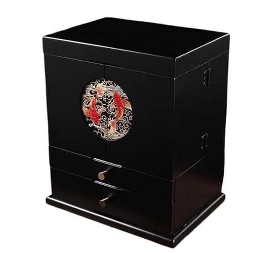 MAYINGLON Makeup Organizer Schmuckschatulle, Make-up-Organizer, Boxen, Koffer, Große Kapazität, Kosmetikaufbewahrung, Haushaltsschublade, Schminktisch, Schreibtisch, (31 * 22 * 36cm)(Type-B) von MAYINGLON