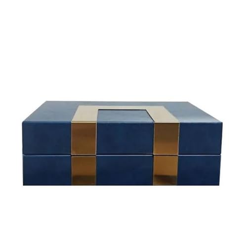 MAYINGLON Makeup Organizer Schmuckschatulle, Personalisierbar, Exquisite Verpackung, Geschenke, Zubehör, Holz-Schmuckschatulle, Große Oberfläche, Leder, Multifunktional(Type-C,22X15.5X7CM) von MAYINGLON